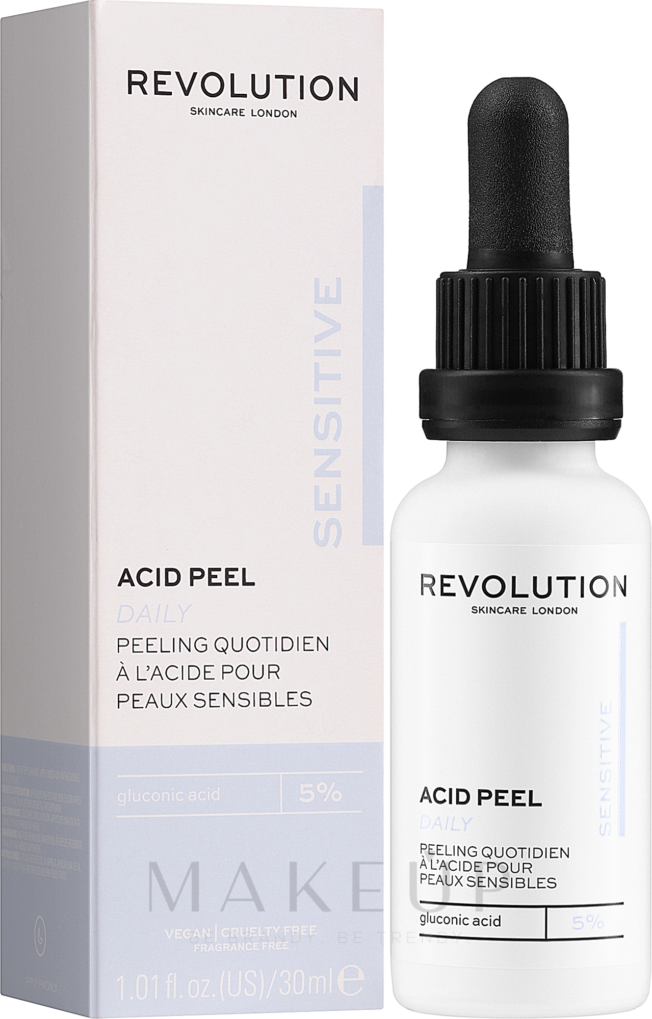 Gesichtspeeling für empfindliche Haut - Revolution Skincare Peeling Solution For Sensitive Skin — Bild 30 ml