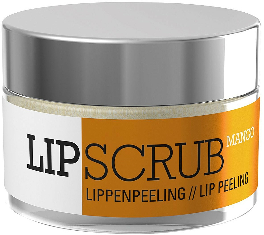 Lippenpeeling mit Zuckerkristallen, Pflanzenölen und Wachsen - Tolure Cosmetics Lip Scrub Mango — Bild N1