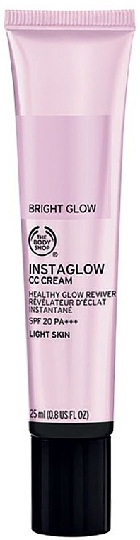 CC-Creme für das Gesicht - The Body Shop Bright Glow Instaglow CC Cream SPF 20 — Bild N1