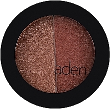 Lidschatten - Aden Cosmetics Shine Eyeshadow Powder Duo — Bild N2