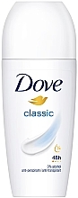 Düfte, Parfümerie und Kosmetik Deo Roll-on Antitranspirant - Dove Classic 48H Roll-On Anti-Perspirant 