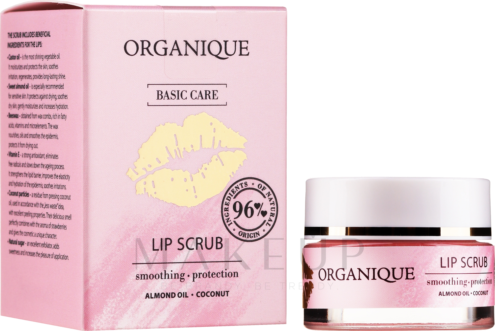 Lippenpeeling - Organique Basic Care Lip Peeling — Bild 15 ml