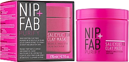 Gesichtsmaske mit Tonerde und Salicylsäure - NIP+FAB Salicylic Fix Clay Mask — Bild N2