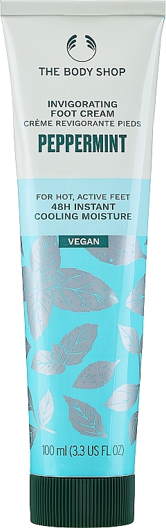 Fußcreme - The Body Shop Peppermint Invigorating Foot Cream (Tube) — Bild N2