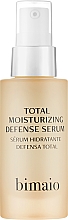 Düfte, Parfümerie und Kosmetik Feuchtigkeitsspendendes schützendes Gesichtsserum - Bimaio Total Moisturizing Defense Serum
