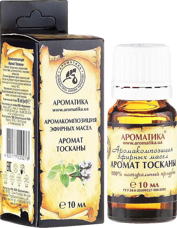 Aromakomposition aus ätherischen Ölen "Toskana" - Aromatika — Bild N1