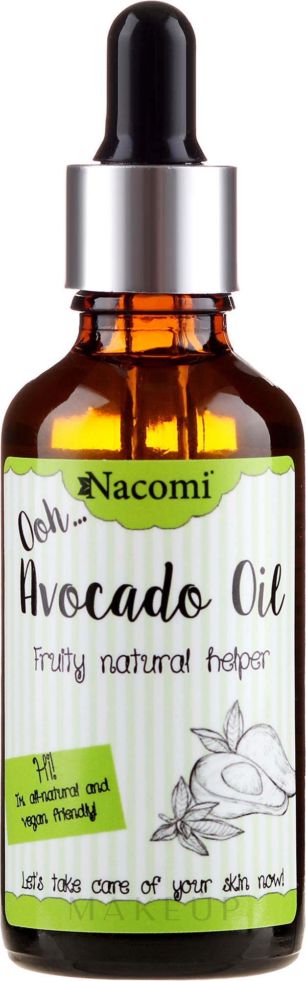 Körperöl mit Avocado - Nacomi Avocado Oil — Bild 50 ml