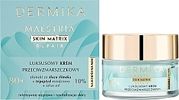 Luxuriöse Anti-Falten-Creme für Tag und Nacht für reife Haut 80+ - Dermika Maestria Skin Matrix — Bild N2