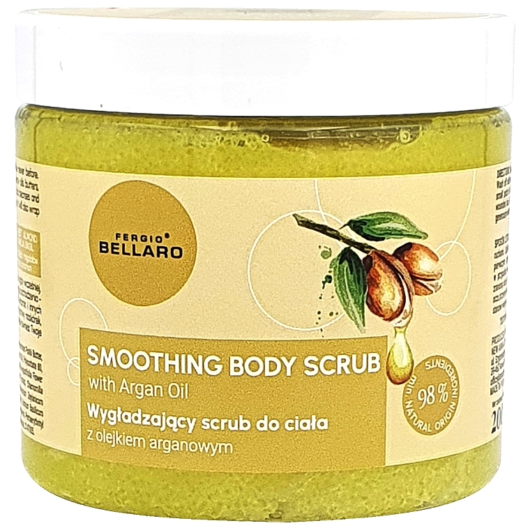 Glättendes Körperpeeling mit Arganöl - Fergio Bellaro Smoothing Body Scrub  — Bild N1