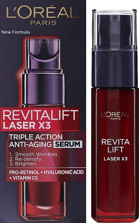 Regenerierendes Anti-Aging Gesichtsserum - L'Oreal Paris Revitalift Laser X3 — Bild N2