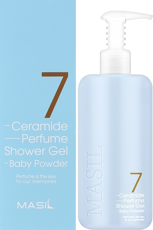 Duschgel mit Babypuderduft - Masil 7 Ceramide Perfume Shower Gel Baby Powder — Bild N2