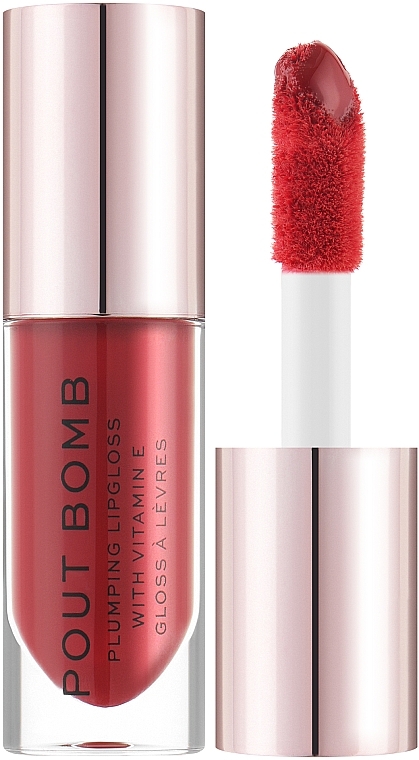 Lipgloss für einen Schmollmund mit Vitamin E - Makeup Revolution Pout Bomb Plumping Gloss — Bild N1