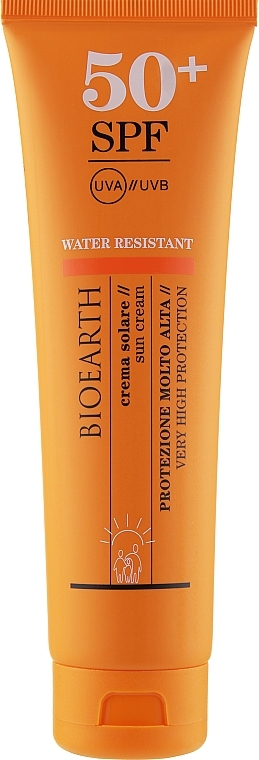 Wasserfeste Sonnenschutzcreme für den Körper - Bioearth Sun Cream SPF 50  — Bild N1