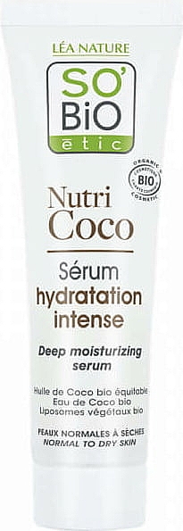Feuchtigkeitsspendendes Gesichtsserum - So'Bio Etic Nutri Coco Intensive Deep Moisturizing Serum — Bild N1