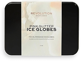 Massager für das Gesicht - Makeup Revolution Beauty Pink Glitter Ice Globes  — Bild N2
