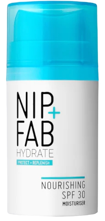 Pflegende Feuchtigkeitscreme für das Gesicht - Nip + Fab Hydrate Nourishing SPF 30 Moisturiser — Bild N1