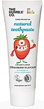 Natürliche Kinderzahnpasta mit Erdbeergeschmack - The Humble Co. Natural Toothpaste Kids Strawberry Flavor — Bild N1