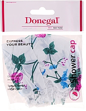 Düfte, Parfümerie und Kosmetik Duschhaube 9298 mit grünen Blättern - Donegal