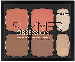 Make-up-Palette - Catrice Summer Obsession Bronzer Blush Highlighter Palette Matte And Glow — Bild N1