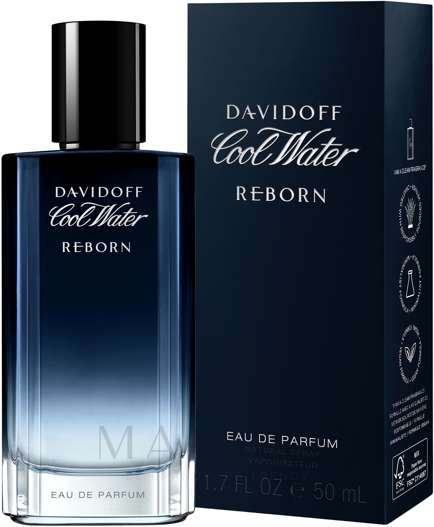 Davidoff Cool Water Reborn - Eau de Parfum — Bild 50 ml