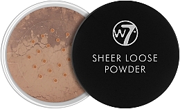 Düfte, Parfümerie und Kosmetik Loser Gesichtspuder - W7 Sheer Loose Powder