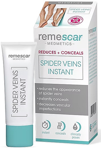 Körpercreme gegen Krampfadern - Remescar Spider Veins Instant Cream — Bild N1
