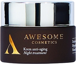 Anti-Aging-Gesichtscreme für die Nacht - Awesome Cosmetics Anti-Aging Night Treatment  — Bild N1