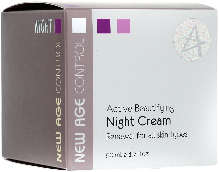 Erneuernde Nachtcreme für das Gesicht - Anna Lotan Age Control Active Beautifying Night Cream