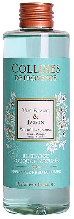 Raumerfrischer Weißer Tee und Jasmin - Collines de Provence White Tea & Jasmine Diffusor (Refill)  — Bild N1