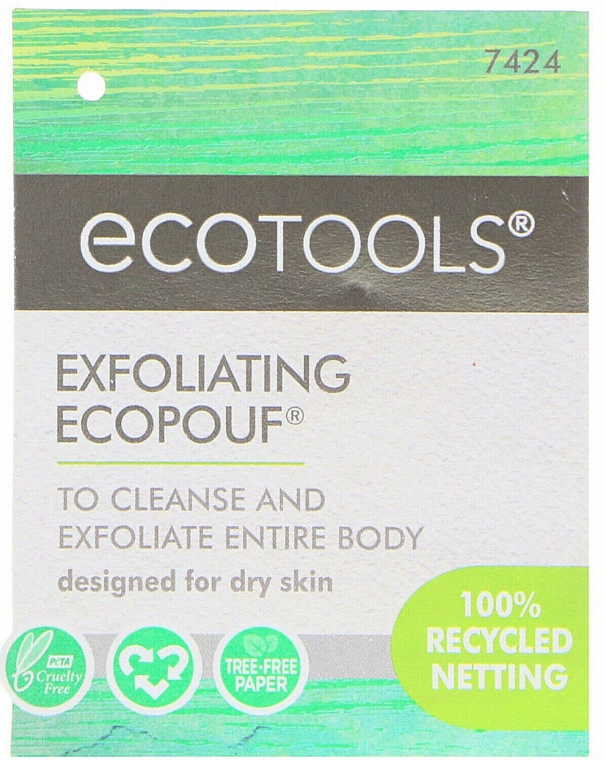 Exfolierender Badeschwamm für trockene Haut rosa - EcoTools Exfoliating EcoPouf — Bild N1