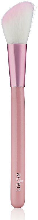 Rougepinsel - Aden Cosmetics Blusher Brush Angled Pink — Bild N1