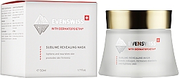 Verjüngende Gesichtsmaske mit Sonnenblumenöl - Evenswiss Sublime Revealing Mask — Bild N2