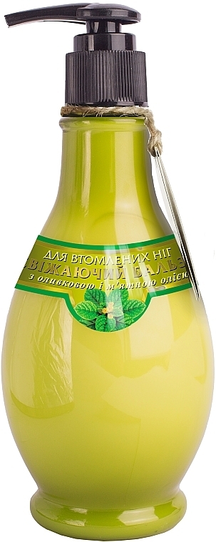 Erfrischender und feuchtigkeitsspendender Fußbalsam mit Oliven- und Minzöl - Leckere Geheimnisse Viva Oliva