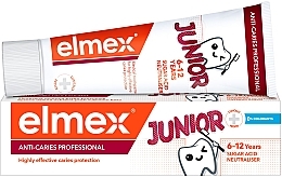 Zahnpasta für Kinder von 6 bis 12 Jahren - Elmex Anti-caries Professional Junior Toothpaste  — Bild N1