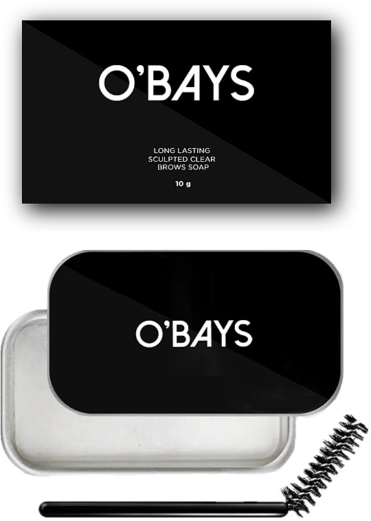 Augenbrauen-Modellierseife - O’BAYS Long-Lasting Brow Soap — Bild N1