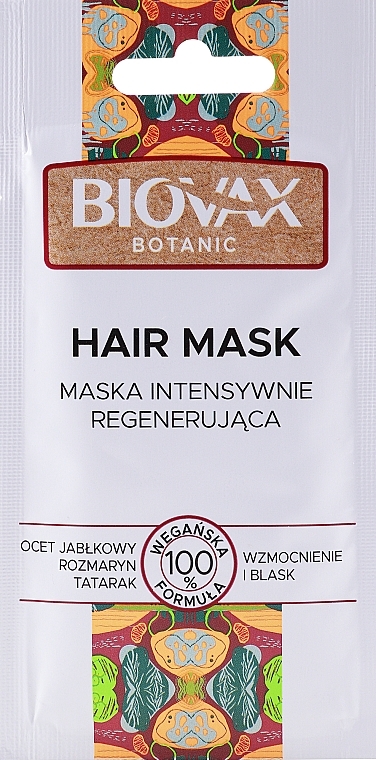 Regenerierende Haarmaske Apfelessig - Biovax Botanic Hair Mask Travel Size — Bild N3