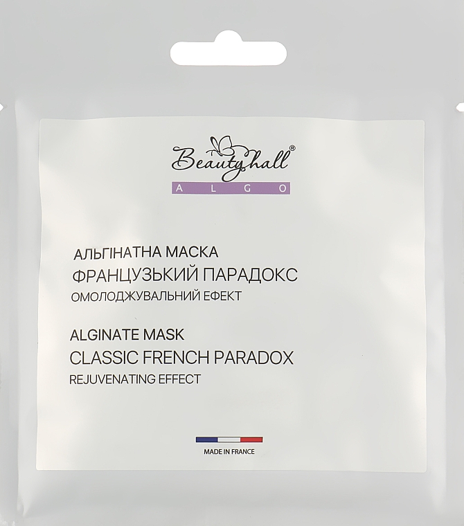 Alginatmaske Französisches Paradoxon - Beautyhall Algo Peel Off Mask French Paradox — Bild N1