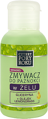 Nagellackentferner mit Glyzerin Zitronengrasöl - Pharma CF Cztery Pory Roku — Bild N1