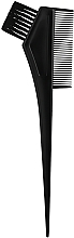 Haarfärbepinsel mit Kamm schwarz - Hairway Tint Brush Black — Bild N1