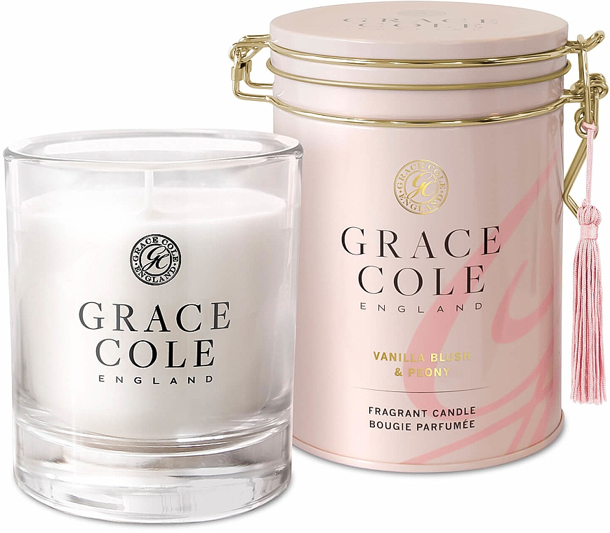 Duftkerze Vanilleblüte und Pfingstrose - Grace Cole Vanilla Blush & Peony — Bild N1