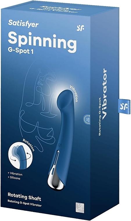 Vibrator zur G-Punkt-Stimulation blau - Satisfyer Spinning G-Spot 1 Blue — Bild N1