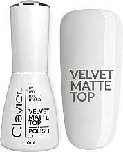 Düfte, Parfümerie und Kosmetik Nagelüberlacke - Clavier Luxury UV/LED Hybrid Velvet Matte Top