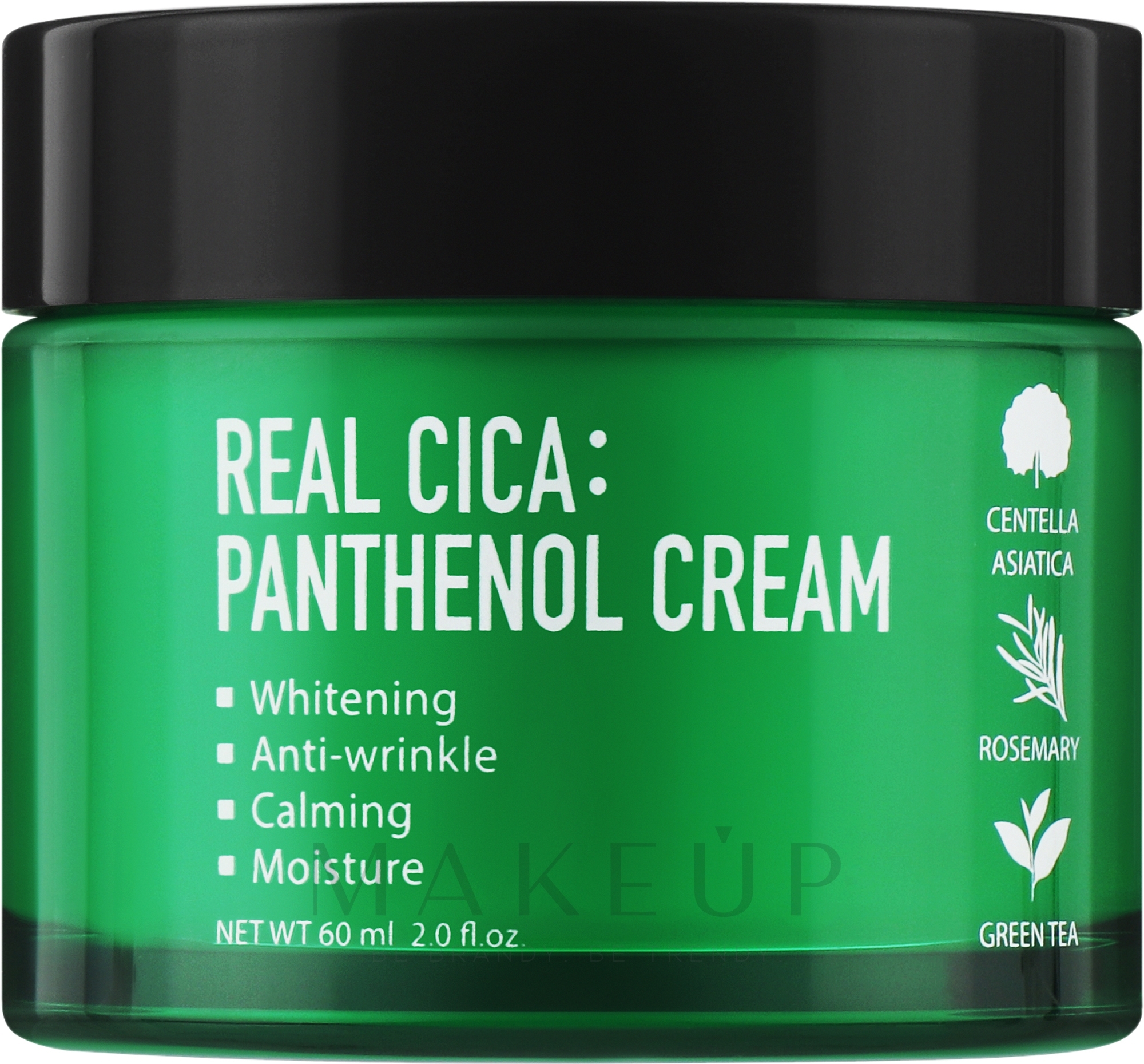 Beruhigende Gesichtscreme mit Centella - Fortheskin Real Cica Panthenol Cream — Bild 60 ml