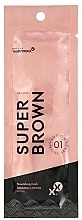 Düfte, Parfümerie und Kosmetik Pflegende Bräunungslotion - Tannymaxx Super Brown Nourishing Dark Tanning Lotion (Probe) 