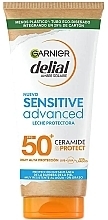 Düfte, Parfümerie und Kosmetik Sonnenschutzmilch - Garnier Delial Sensitive Advanced Protector Milk SPF50+ Ceramide Protect