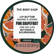 Intensiv pflegendes Öl für trockene Lippen Rosa Grapefruit - The Body Shop Pink Grapefruit Lip Butter For Dry Lips Intensely Nourishing — Bild N1