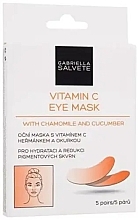 Düfte, Parfümerie und Kosmetik Patches unter den Augen mit Kamille und Gurke - Gabriella Salvete Vitamin C Eye Mask