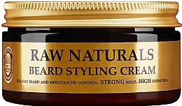Düfte, Parfümerie und Kosmetik Definierende Bart- und Schnurrbartcreme Starker Halt - Recipe For Men RAW Naturals Beard Styling Cream