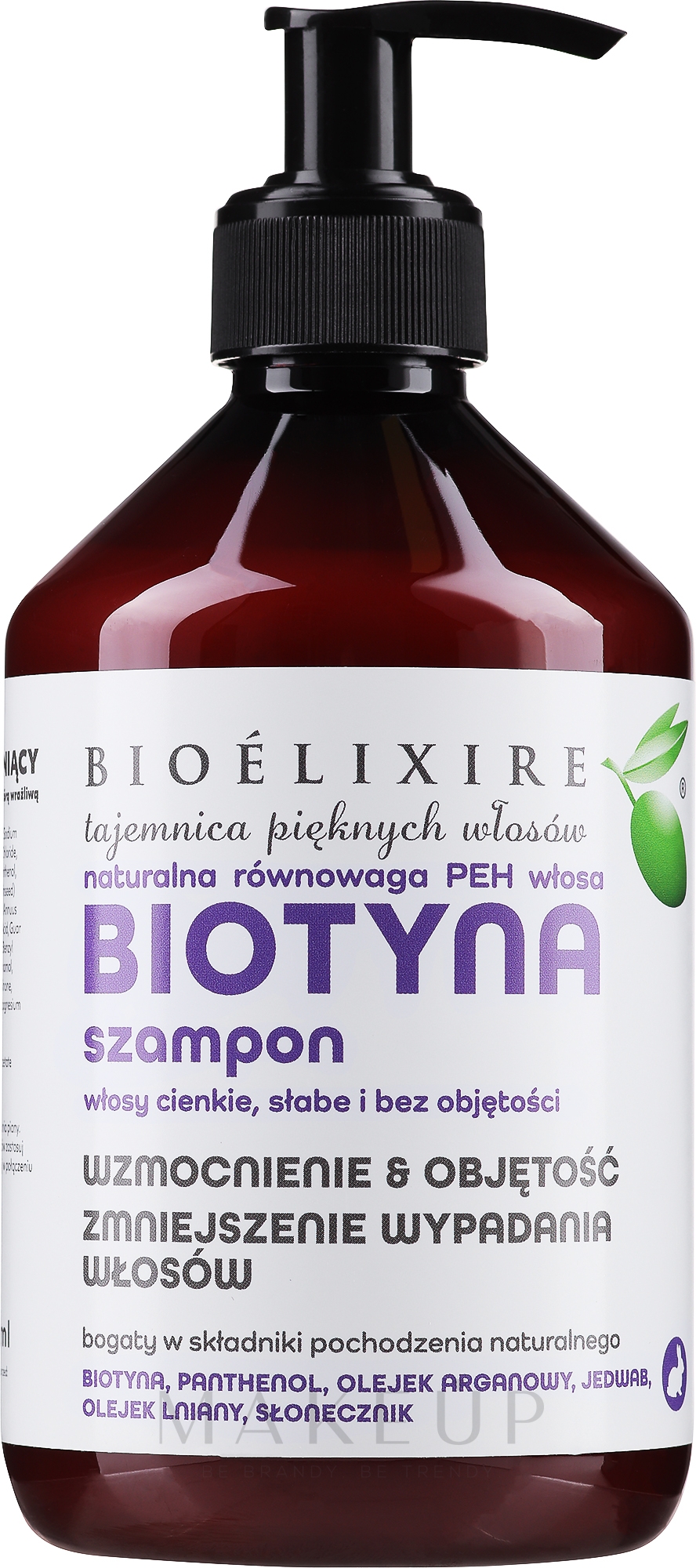Haarshampoo mit Biotin - Bioelixire Biotyna Shampoo — Bild 500 ml
