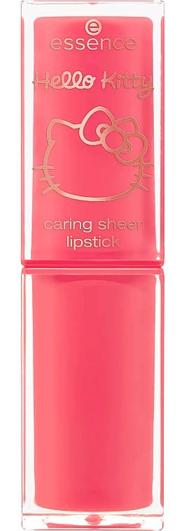 Lippenstift mit mattem Finish - Essence Hello Kitty Caring Sheer Lipstick  — Bild N1